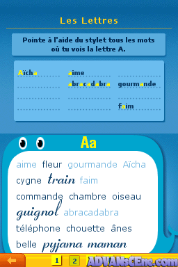 Passeport du CP au CE1 screenshot 3 for Nintendo DS
